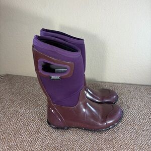 Bogs girls boots Youth Sz 2 Rain Outdoor Hiking Gorpcore
